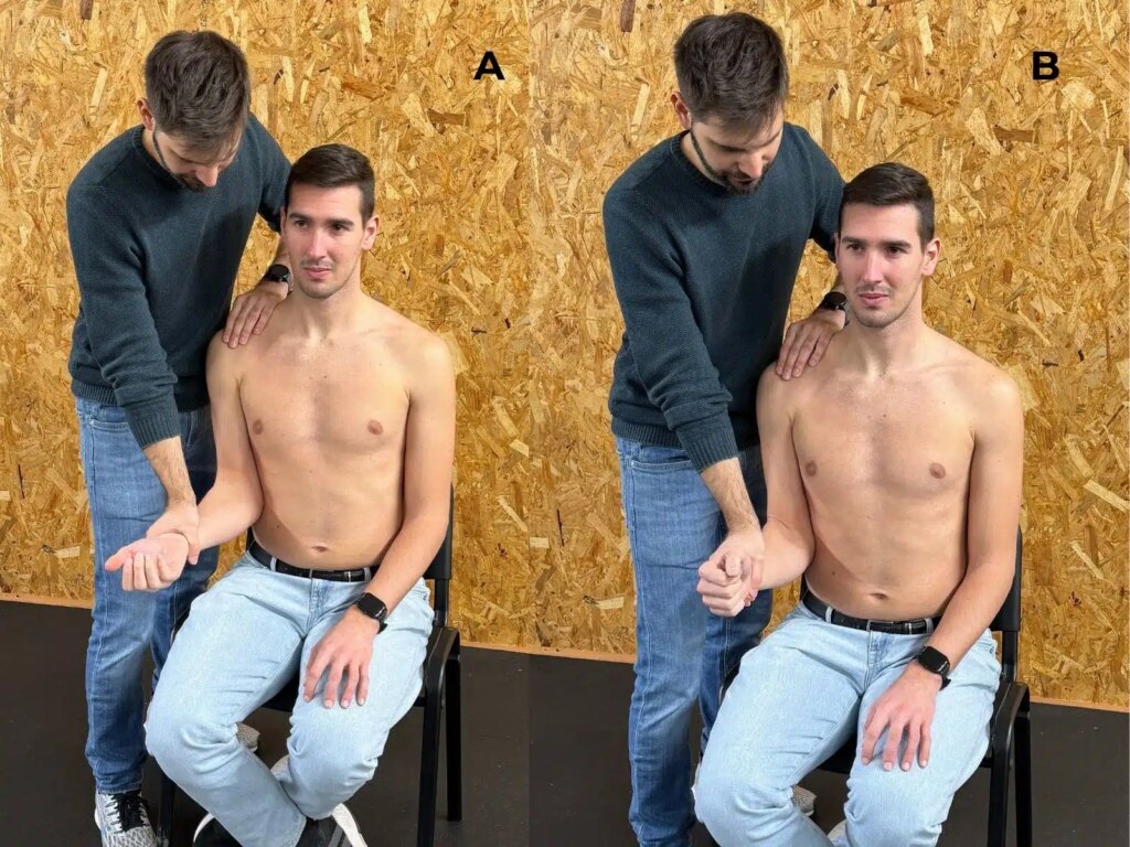 Lesione tendine del bicipite brachiale: test di forza