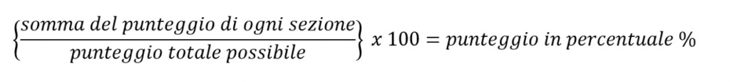 Neck Disability Index: formula