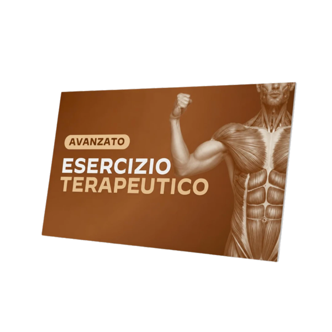 Mockup 3D dell'attestato di partecipazione del corso Esercizio Terapeutico: Corso Avanzato