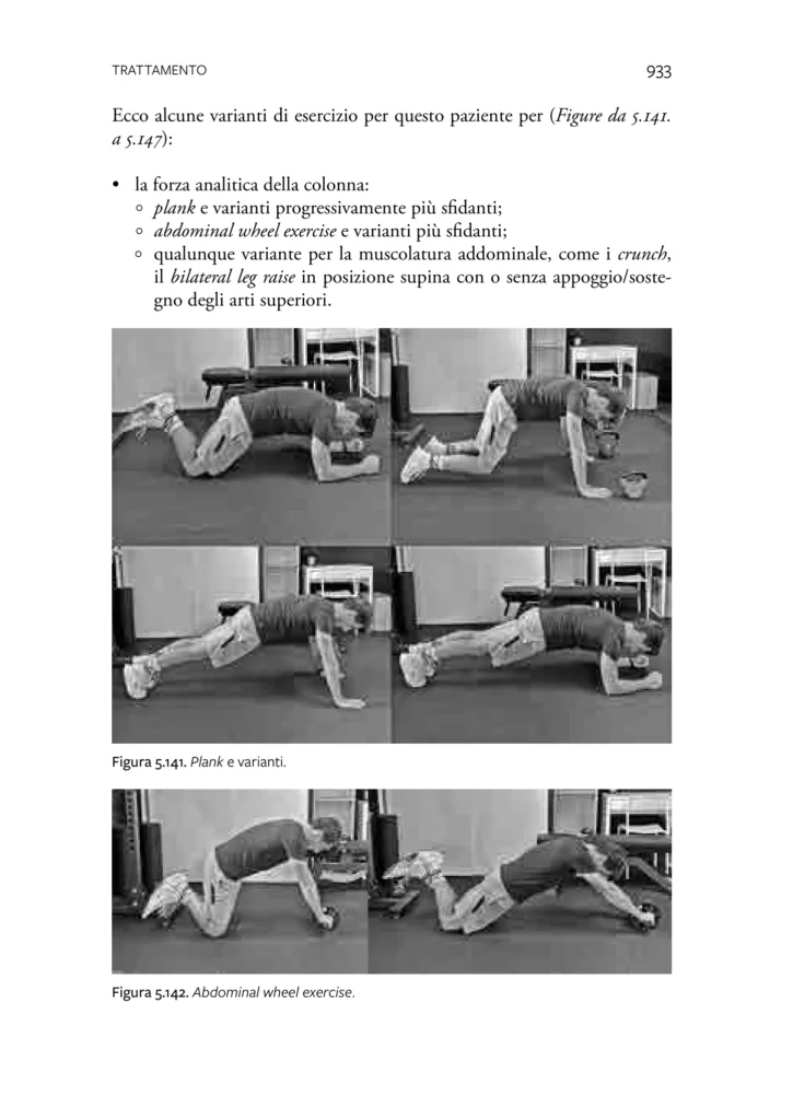 Pagina del libro Dalla Sciatica al Mal di Schiena - Plank e varianti