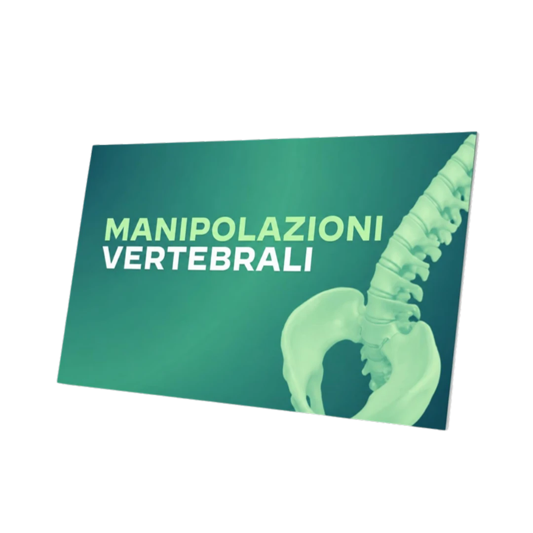 Mockup 3D dell'attestato di partecipazione del corso Manipolazioni Vertebrali (HVLAT)