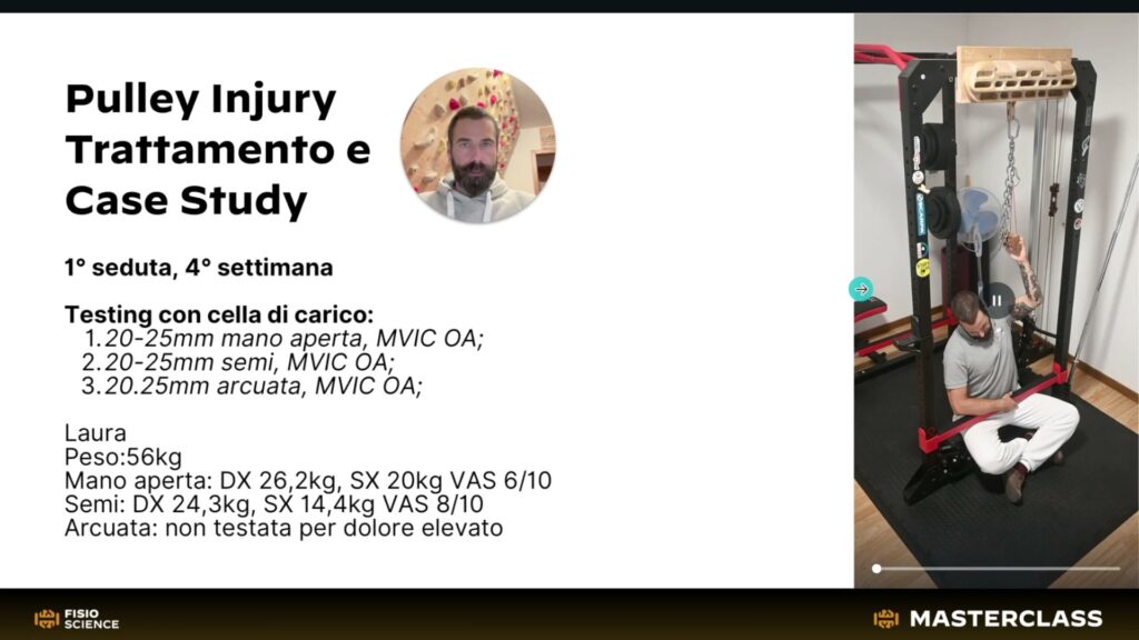 Screenshot lezione - Masterclass Climbing Specialist