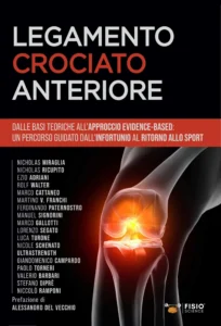 Copertina del libro Legamento crociato anteriore - FisioScience
